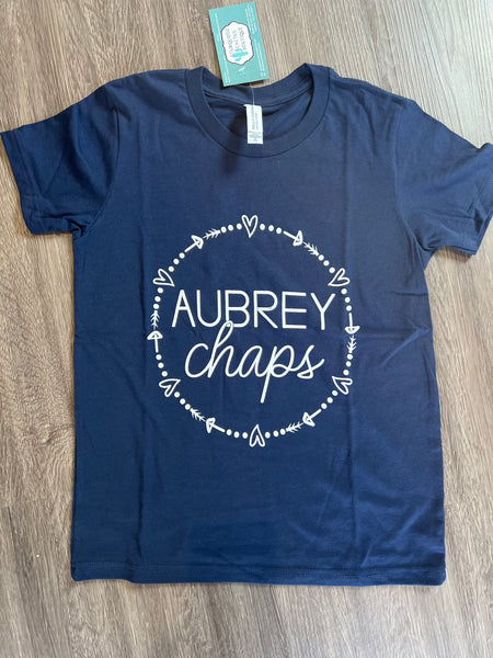 Aubrey Chaps Circle w/ Hearts Tee  Adult