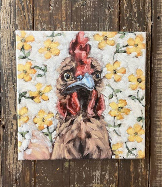 Chicken Canvas 4x4